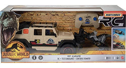 Jurassic World Toys Dominion Jeep Gladiator RC Vehicle with 6-inch Dracorex Dinosaur Figure, Remote-Control Car with Removable Auto-Capture Claw