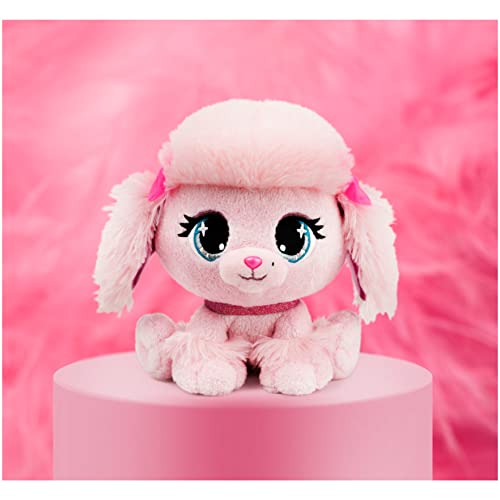 GUND P.Lushes Designer Fashion Pets Pinkie Monroe Poodle Premium Stuffed Animal Soft Plush, Pink, 6” - sctoyswholesale