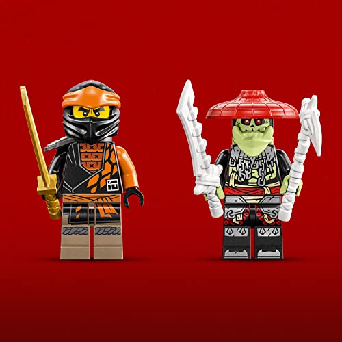 LEGO NINJAGO Cole’s Earth Dragon EVO 71782, Upgradable Action Toy Figure for Boys and Girls with Battle Scorpion Creature and 2 Minifigures, 2023 Playset