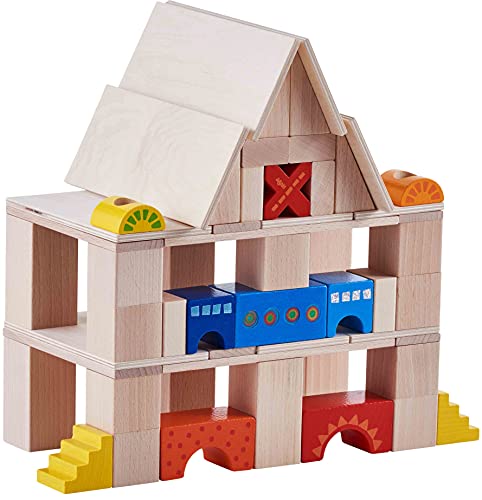 HABA Clever Up! Building Wooden Block System 4.0 for Ages 12 Months to 8 Years