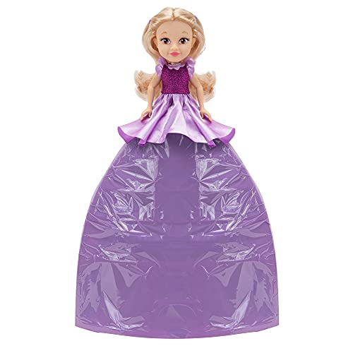 Like Nastya LNA0030 Fancy Princess Nastya 8-Inch Doll with 50 Mystery Surprises Including Removable Fashions, Stickers, Gems, Purses, Jewelry Charms, and More, Multi