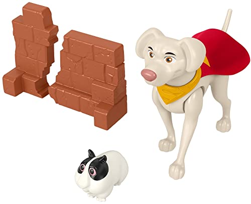 Fisher-Price DC League of Super-Pets Hero Punch Krypto, figure set with dog character and accessories for preschool pretend - sctoyswholesale