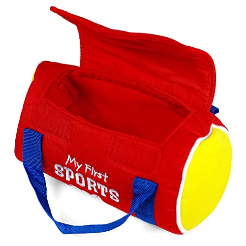 GUND Baby My First Sports Bag Stuffed Plush Playset, 5 Piece, 8" - sctoyswholesale