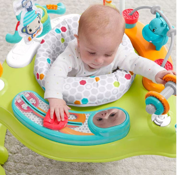 Fisher-Price Fitness Fun Folding Jamperoo, With Music, Lights and Sounds