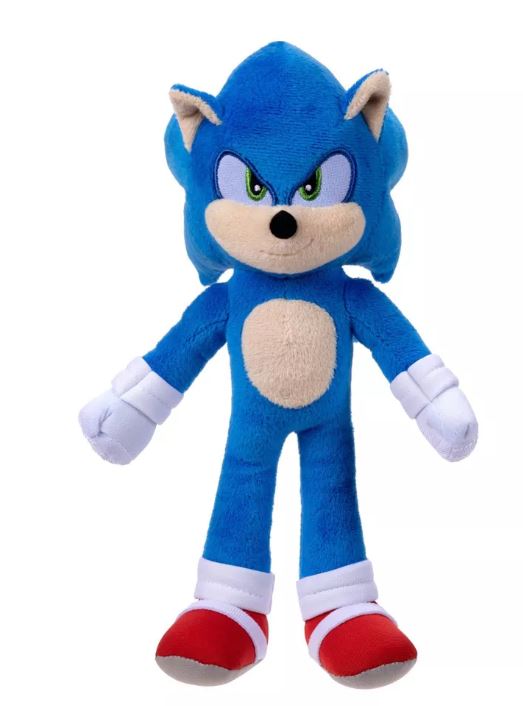 Plush Toy Sonic the Hedgehog 2 9" Sonic - sctoyswholesale