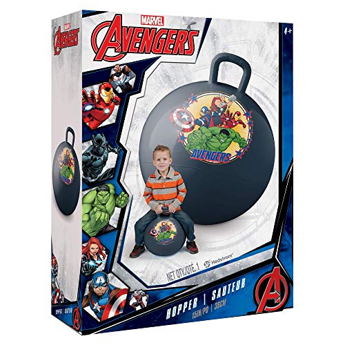 Hedstrom Marvel Avengers Hopper Ball, Hop Ball for Kids, 15 Inch