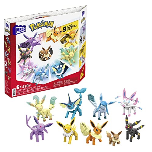 MEGA Pokemon Action Figure Building Toys for Kids, Every Eevee Evoluti –  StockCalifornia