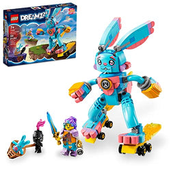 LEGO DREAMZzz Izzie and Bunchu The Bunny 71453 Building Toy Set, 2 Ways to Build Bunchu The Bunny, Includes Grimspawn and Izzie Minifigure, Gift for Kids Ages 7+
