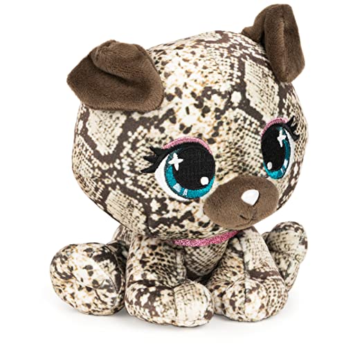 GUND P.Lushes Designer Fashion Pets Bella Boa Dog Premium Stuffed Animal Soft Plush, Snake Skin, 6” - sctoyswholesale