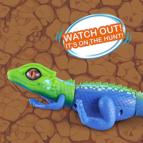 Robo Alive Lurking Lizard Series 2 by ZURU Battery-Powered Robotic Interactive Electronic Reptile Toy That Moves, Color May Vary