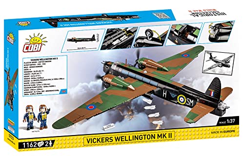 COBI Historical Collection: World War II Vickers Wellington MKII Plane,Various - sctoyswholesale