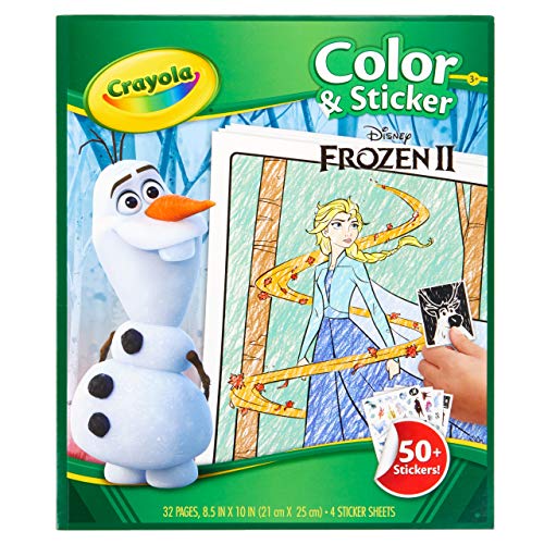 Crayola Frozen Coloring Pages & Sticker Book - sctoyswholesale