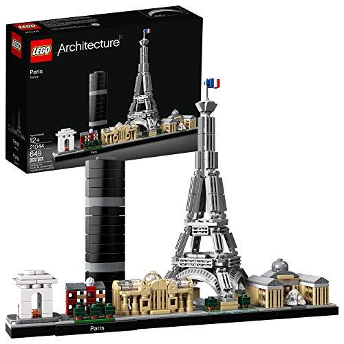 LEGO Architecture Skyline Collection 21044 Paris Skyline Building Kit With Eiffel Tower Model and other Paris City Architecture (649 Pieces) - sctoyswholesale