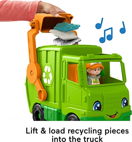 Little People Musical Toddler Toy Recycling Truck Garbage Vehicle