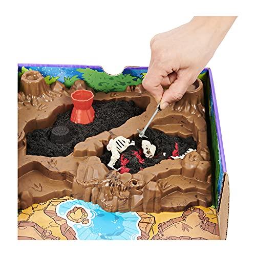 Kinetic Sand The One and Only Dino Dig Playset for Ages 3 and up.