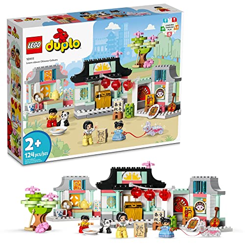 LEGO DUPLO Town Learn About Chinese Culture 10411 Building Toy Set for Toddlers, Boys, and Girls Ages 2+ (124 Pieces)