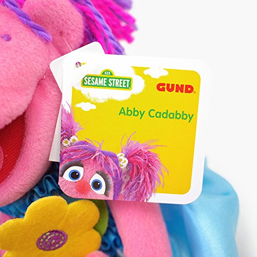 Gund Sesame Street Abby with Flowers Stuffed Animal - sctoyswholesale