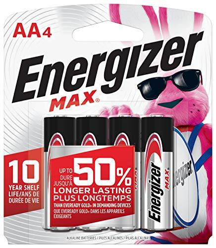 Energizer AA Max Alkaline Batteries 4 pack - sctoyswholesale