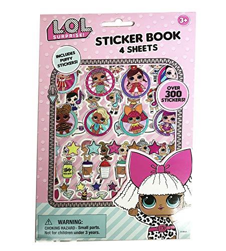 LOL Surprise Sticker Book with Puffy Stickers Party Favors Supplies LOL Dolls - sctoyswholesale