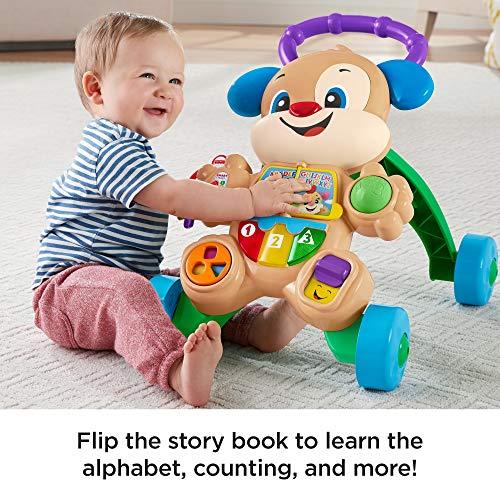 Fisher-Price Laugh & Learn Smart Stages Learn with Puppy Walker, Musical Walking Toy - sctoyswholesale