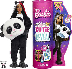 Barbie Cutie Reveal Doll with Panda Plush Costume & 10 Surprises Including Mini Pet & Color Change - sctoyswholesale