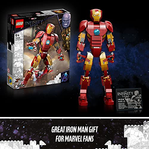 LEGO Marvel Super Heroes Iron Man Figure 76206 Building Toy Set for Kids, Boys, and Girls Ages 9+ (381 Pieces)