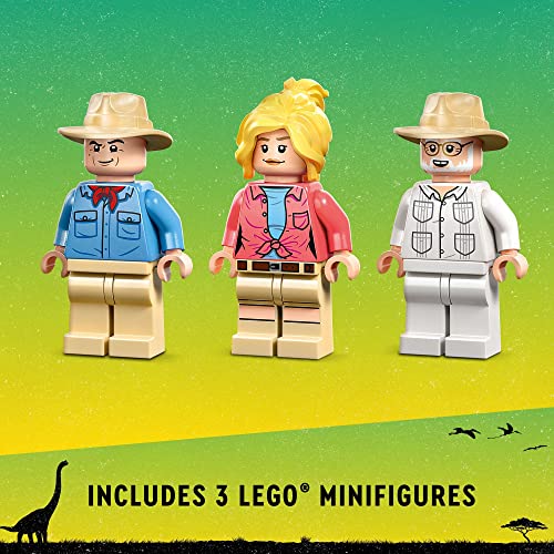 LEGO Jurassic Park Triceratops Research, Jurassic World Toy, Fun Birthday  Gift Idea for Kids Ages 8 and Up, Featuring a Buildable Ford Explorer Car