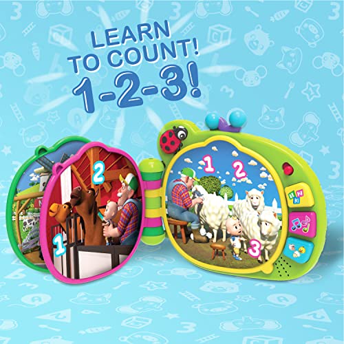 Just Play CoComelon Learning Book Interactive Toy for Toddlers with 3 Learning Modes, Music, Numbers, Animal Sounds, 50 Learning Phrases, Ages 18+ Months - sctoyswholesale
