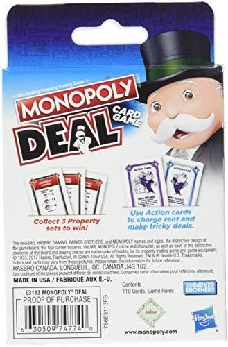 Monopoly Deal Card Game no board NEW-FACTORY SEALED Parker Brothers - sctoyswholesale