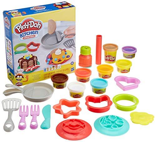 Play-Doh Kitchen Creations Flip’n Pancakes Playset, 3+