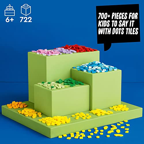 LEGO DOTS Lots of DOTS Lettering Tiles 41950 Ultimate Collection Arts & Crafts Kit for Kids, Make Custom Messages, Room Decorations, Express Individuality, Room, Gift Idea for Kids, Teens, Boys, Girls