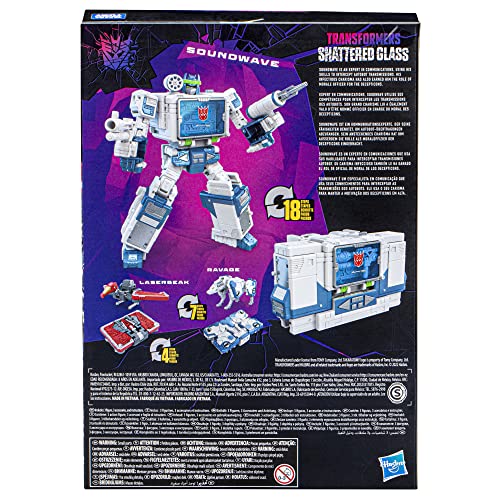 Transformers Generations Shattered Glass Collection: Soundwave & Laserbeak and Ravage Micromaster Exclusive