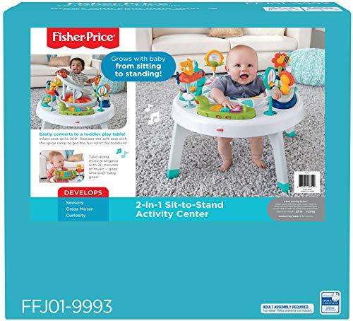 Fisher-Price 2-in-1 Sit-to-Stand Activity Center, Assorted - sctoyswholesale