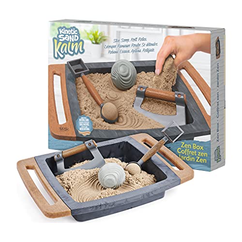Kinetic Sand Kalm, Zen Box Set for Adults with 3 Tools for Relaxing Sensory Play - sctoyswholesale