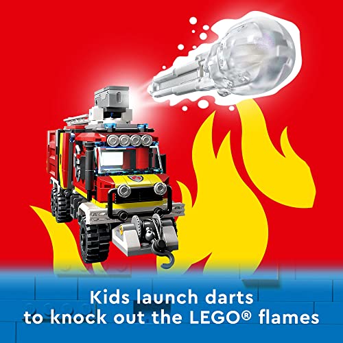 LEGO City Fire Command Unit 60374, Rescue Fire Engine Toy Set