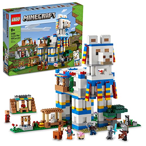 LEGO Minecraft The Llama Village 21188 Building Toy Set for Kids, Girls, and Boys Ages 9+ (1,252 Pieces)