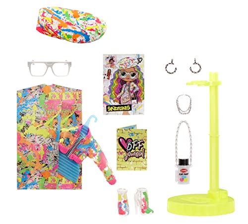 L.O.L. Surprise! OMG Sketches Fashion Doll with 20 Surprises Including Accessories in Stylish Outfit, Holiday Toy