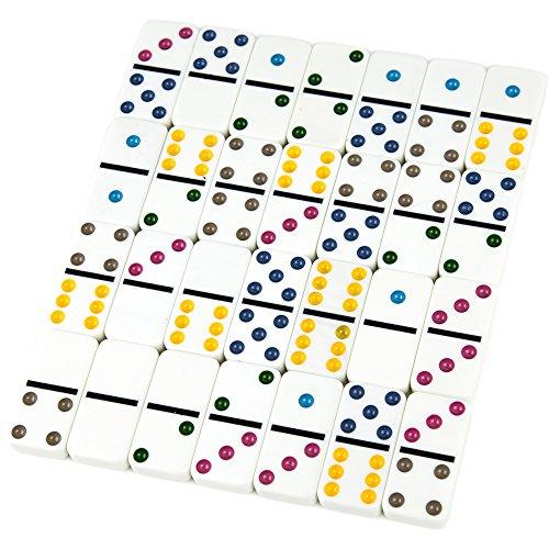 Double 6 Dominoes Color Dot - sctoyswholesale