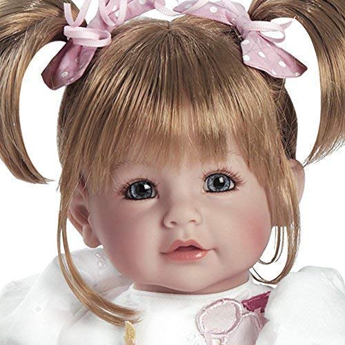 Adora Realistic Baby Doll Happy Birthday, Baby Toddler Doll - 20 inch, Soft CuddleMe Vinyl, Sandy Blonde Hair, Blue Eyes