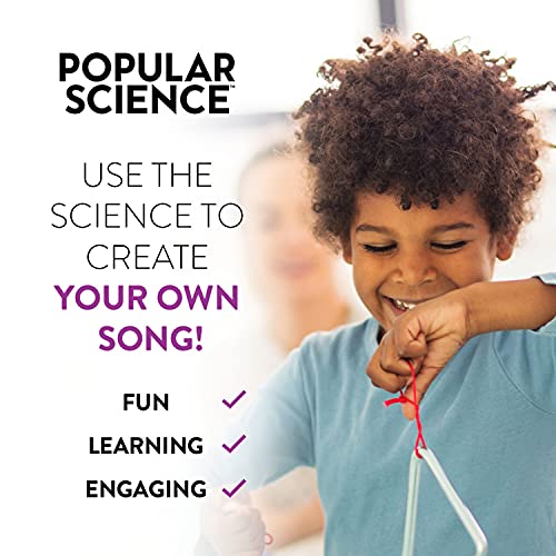 POPULAR SCIENCE Sound and Music Lab Science Kit for Kids Ages 8+ | STEM Science Toys and Gifts for Educational and Fun Experiments |Science Kits Designed for Children and Suitable for All The Family