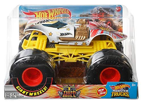 Hot Wheels Monster Trucks 1:24 Scale Steer Clear 2 Play Vehicle 