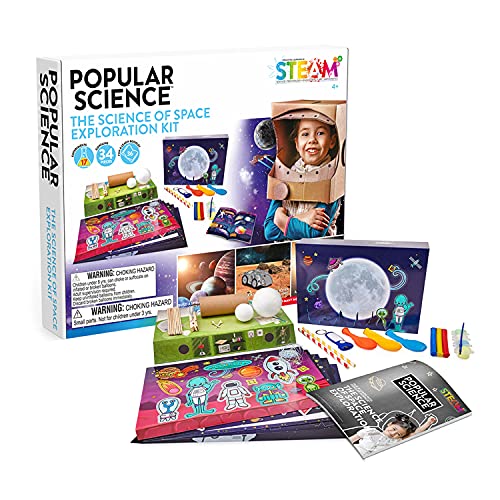 POPULAR SCIENCE Space Exploration Science Kit for Kids | STEM Science Toys and Gifts for Educational and Fun Experiments |Science Kits Designed for Children Ages 8 + and Suitable for All The Family