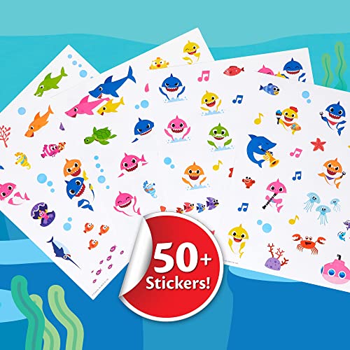 Crayola Baby Shark Coloring Pages and Stickers - sctoyswholesale