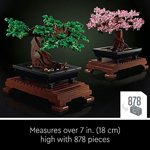 LEGO Icons Bonsai Tree Building Set for Adults, Plants Home Décor, DIY Projects