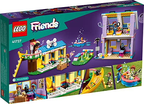 LEGO Friends Dog Rescue Centre , Pet Animal Playset  with 2023 Series Characters Autumn and Zac Mini-Dolls, Toy Vet Set