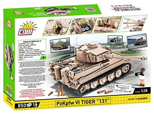 COBI Historical Collection: World War II PzKpfw VI Tiger Tank - sctoyswholesale