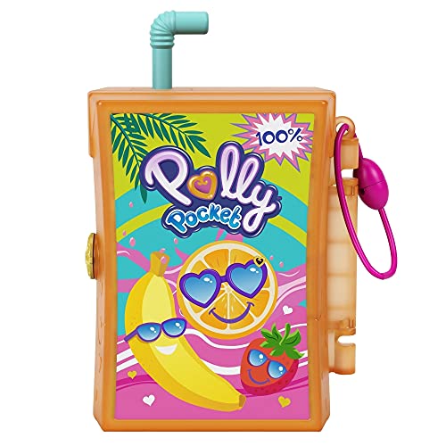 Polly Pocket Jungle Safari Compact with Fun Reveals, Micro Polly and Shani Dolls, 2 Sloth Figures & Sticker Sheet; for Ages 4 Years Old & Up - sctoyswholesale