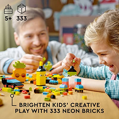  LEGO Classic Lots of Bricks Construction Toy Set 11030, Build a  Smiley Emoji, Parrot, Flowers & More, Creative Gift for Kids, Boys, Girls  Ages 5 Plus : Toys & Games