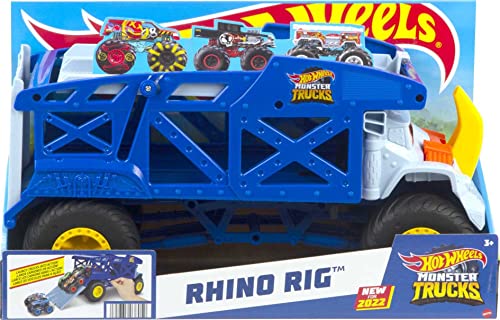 Hot Wheels Monster Trucks Monster Mover Rhino - sctoyswholesale