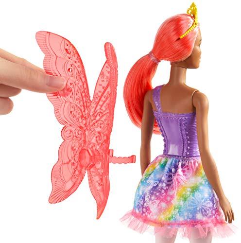 Barbie Dreamtopia Fairy Doll, 12-Inch, with Pink Hair and Wings - sctoyswholesale